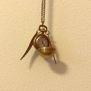 Harry Potter Snitch Long Necklace
